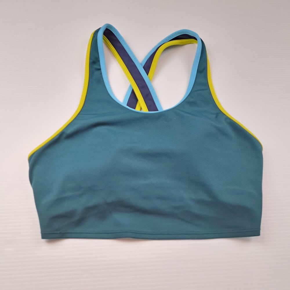 Cotopaxi Sports Bra Womens Small Multicolor Colorblock Crossback Gym Yoga